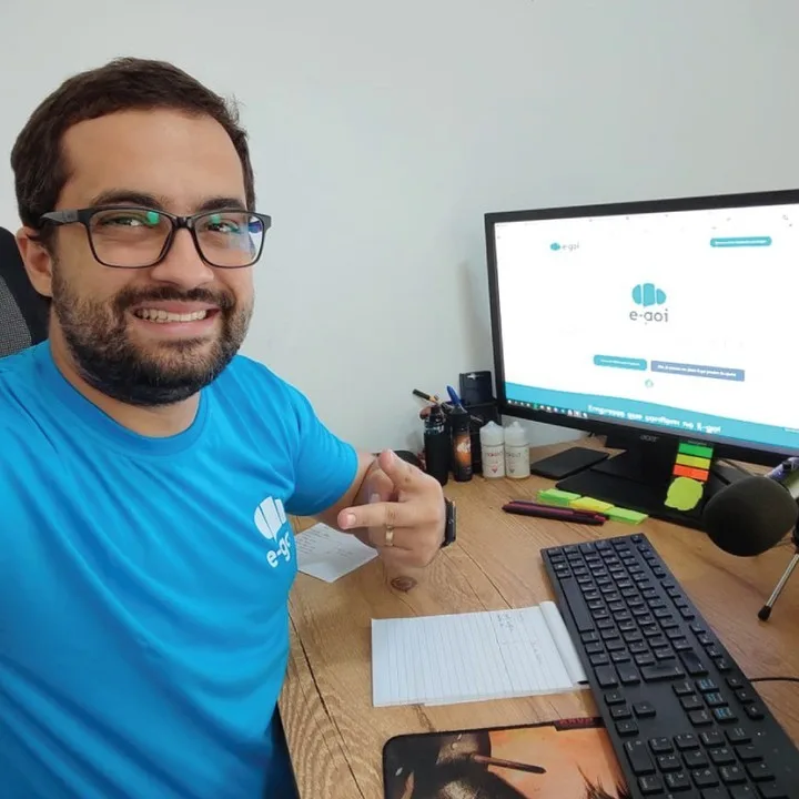 Kassio Braga no webinário da E-goi